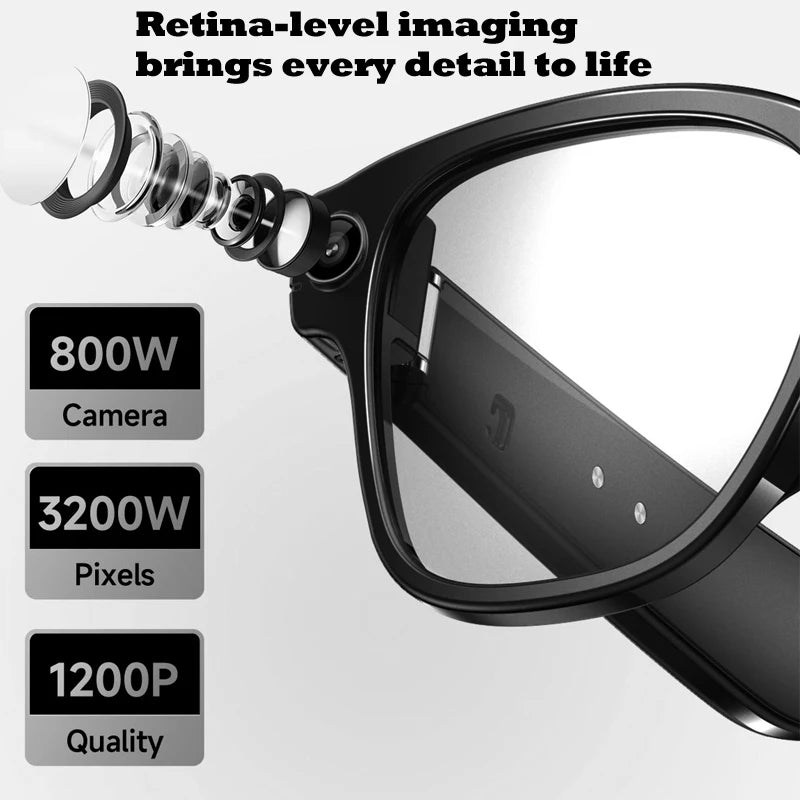 Smart Glasses With 8M HD camera 1200P