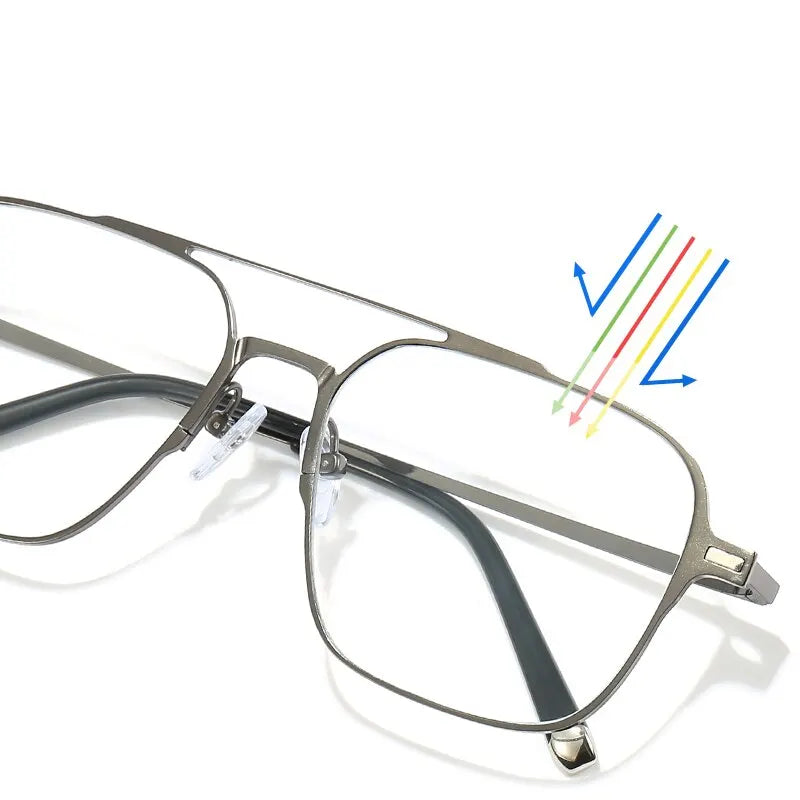 Metal 3 In 1 New Style Magnet Clip On Glasses Frame