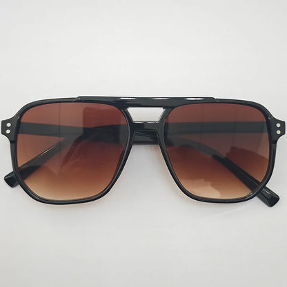 Women Men Square Sun Glasses Retro Polygon Sunglasses