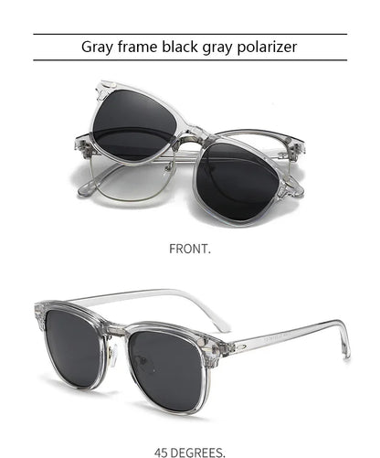 2218A Minding Transparent Grey White Frame 6 in 1