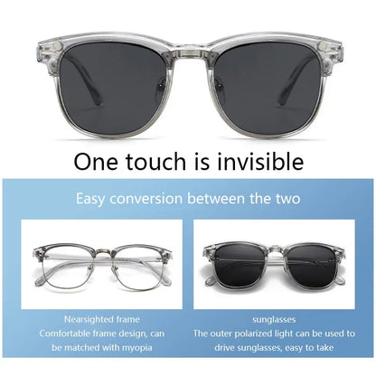 2218A Minding Transparent Grey White Frame 6 in 1