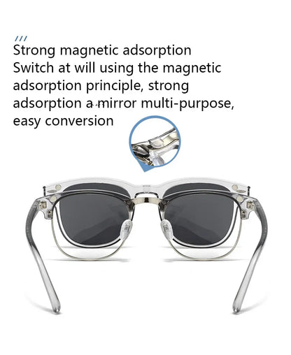 2218A Minding Transparent Grey White Frame 6 in 1