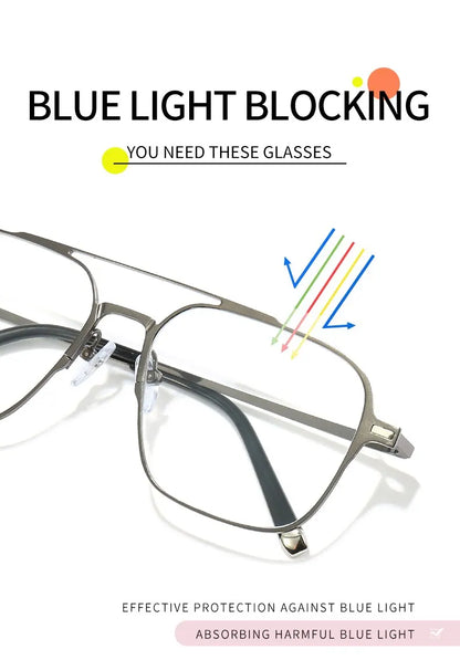 Metal 3 In 1 New Style Magnet Clip On Glasses Frame