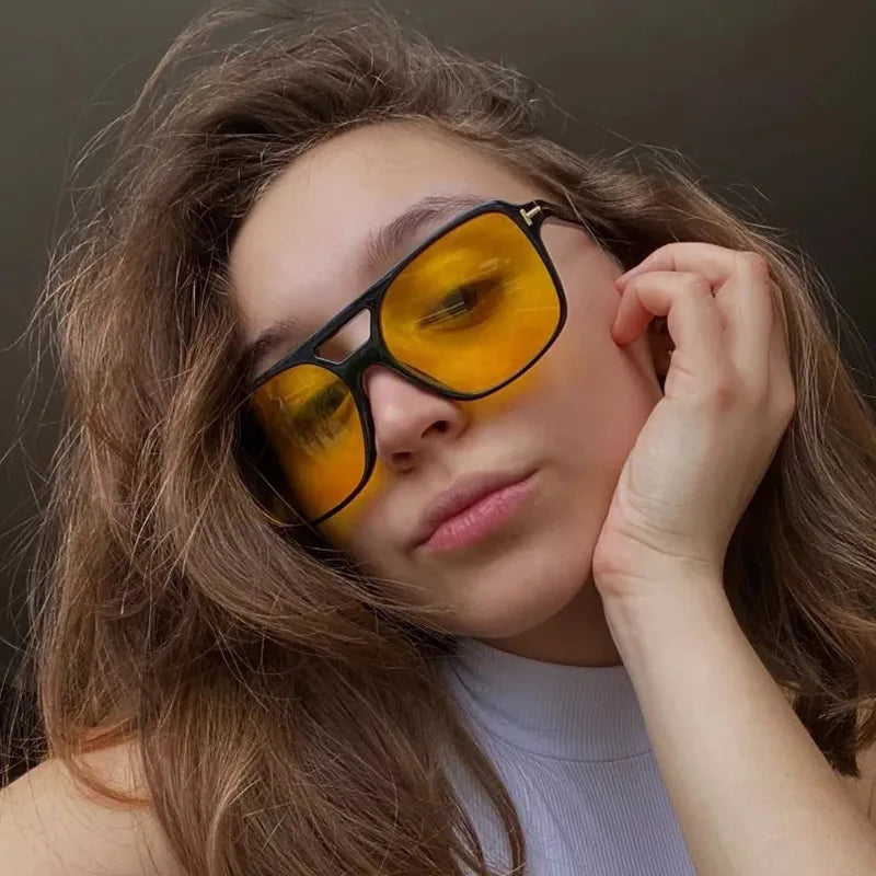 Vintage Square Sunglasses