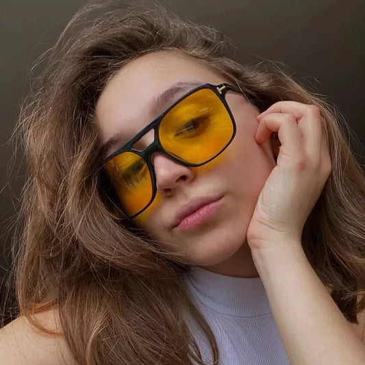 Vintage Square Sunglasses