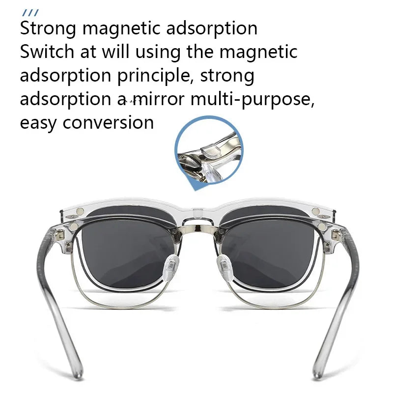 2218A Minding Transparent Grey White Frame 6 in 1