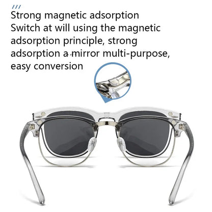 2218A Minding Transparent Grey White Frame 6 in 1