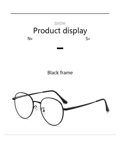 Roud Frame Polarized Sunglasses Magnetic