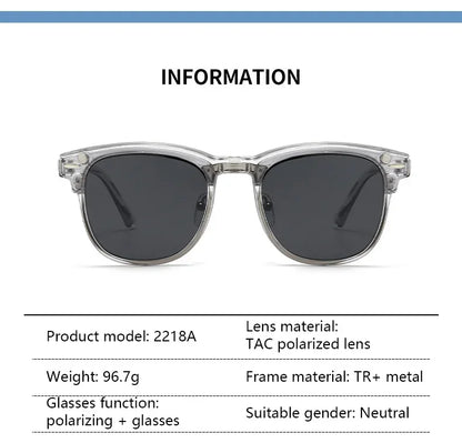 2218A Minding Transparent Grey White Frame 6 in 1