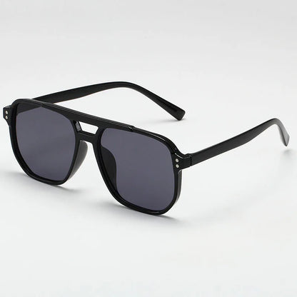 Women Men Square Sun Glasses Retro Polygon Sunglasses