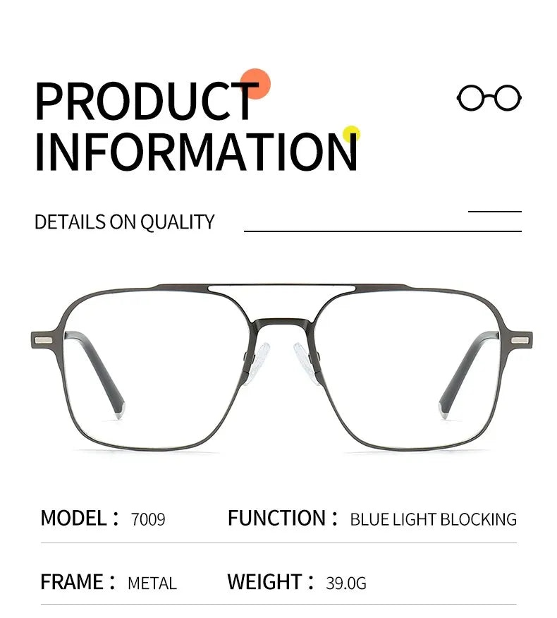 Metal 3 In 1 New Style Magnet Clip On Glasses Frame