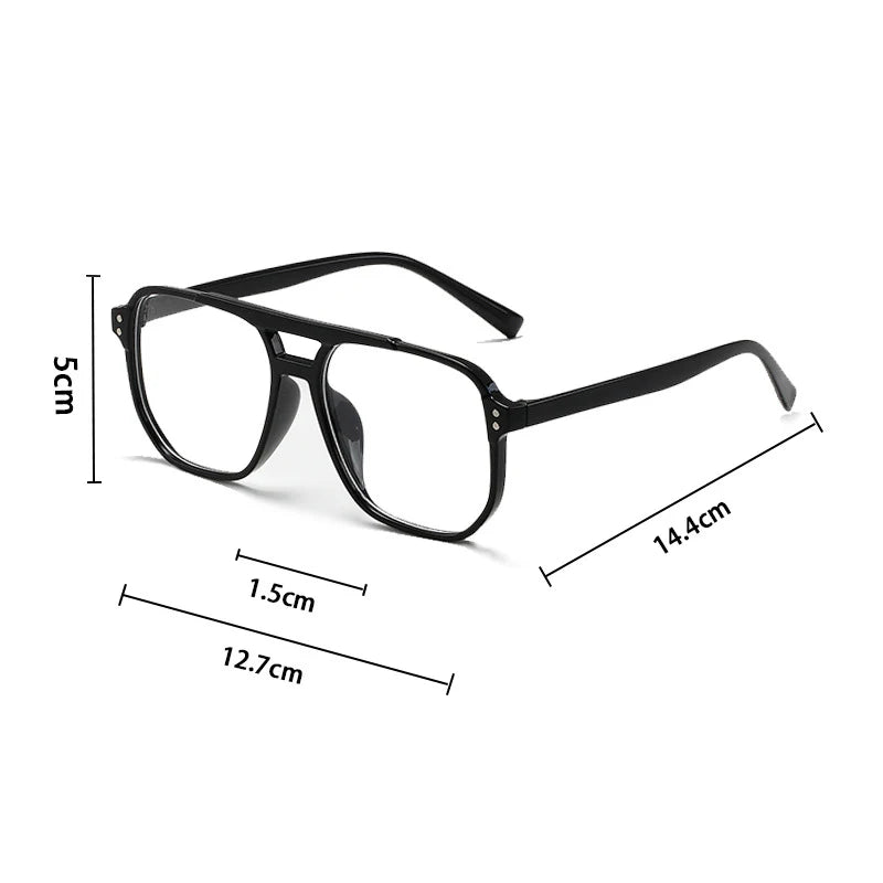 Women Men Square Sun Glasses Retro Polygon Sunglasses