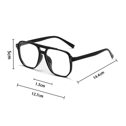 Women Men Square Sun Glasses Retro Polygon Sunglasses